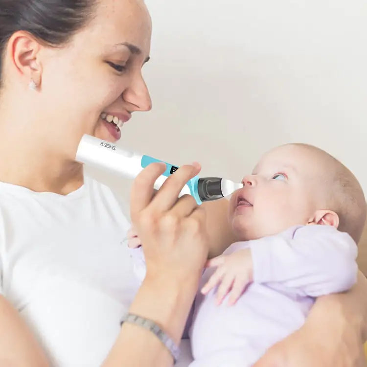 AspiBaby – Limpieza Nasal Eléctrica Suave para Bebés Felices